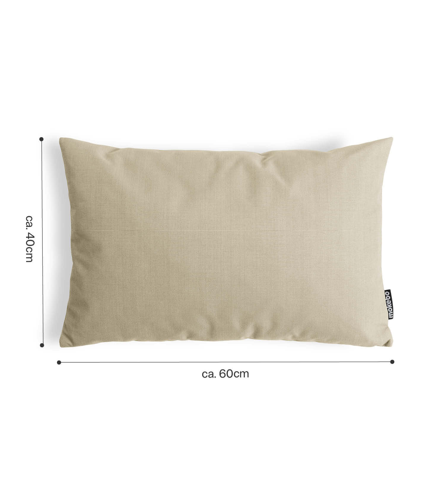 Coussin extérieur résistant aux intempéries, housse avec garnissage 