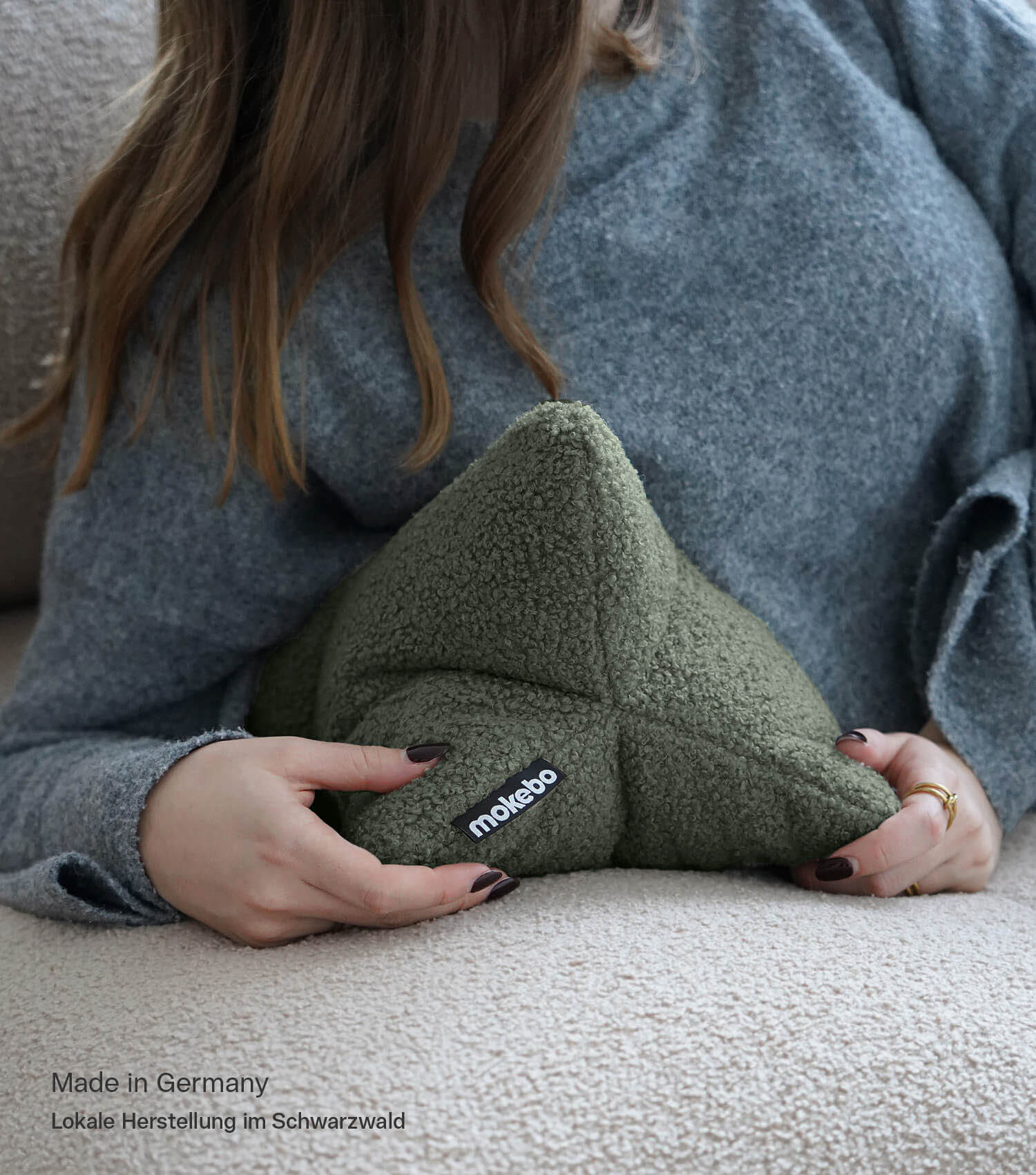 Coussin de lecture en forme d'os pour soutenir le cou et le dos