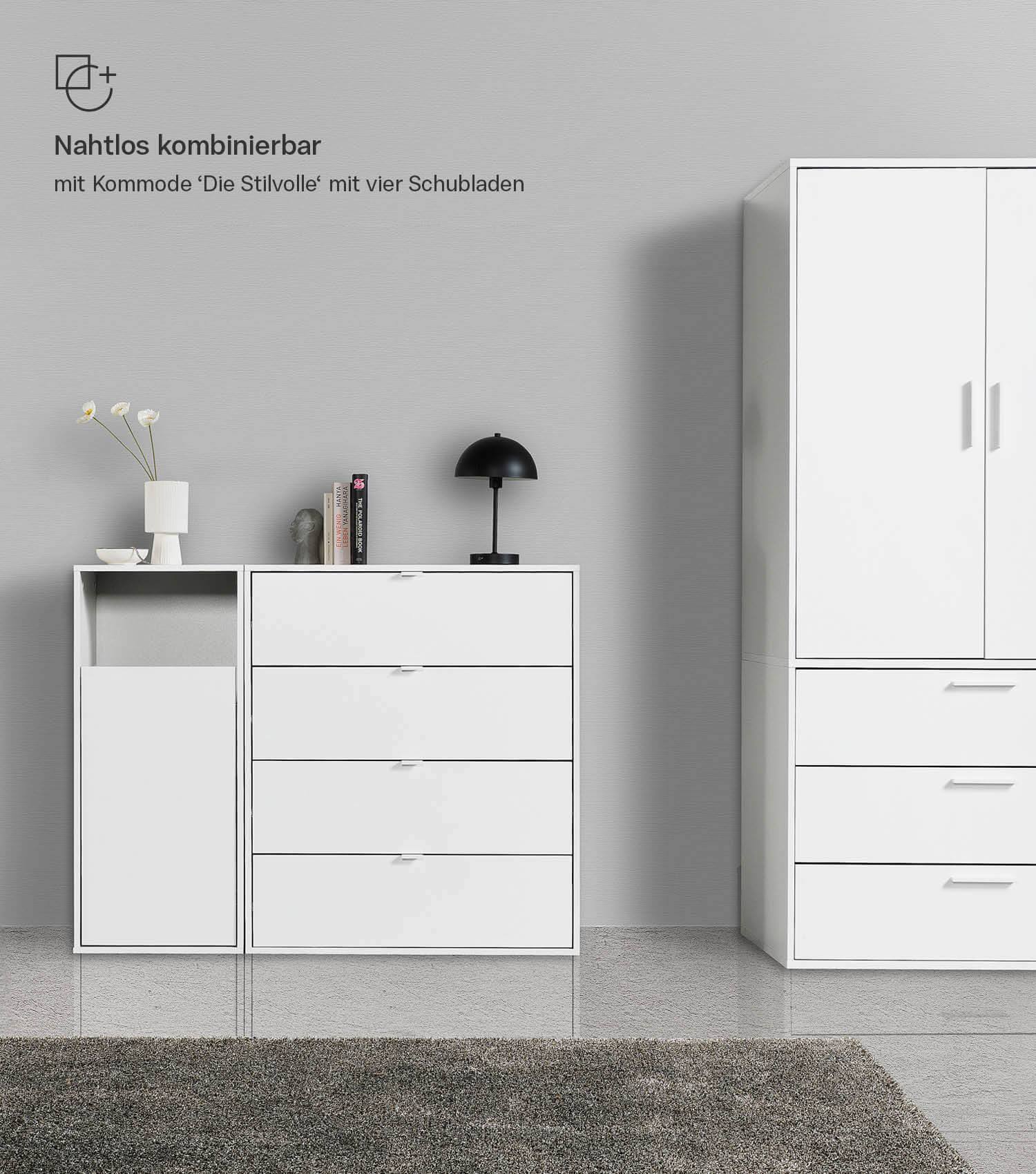 Meuble à linge en bois avec séparateur de linge et panier à linge, sku WS1.1-alpw