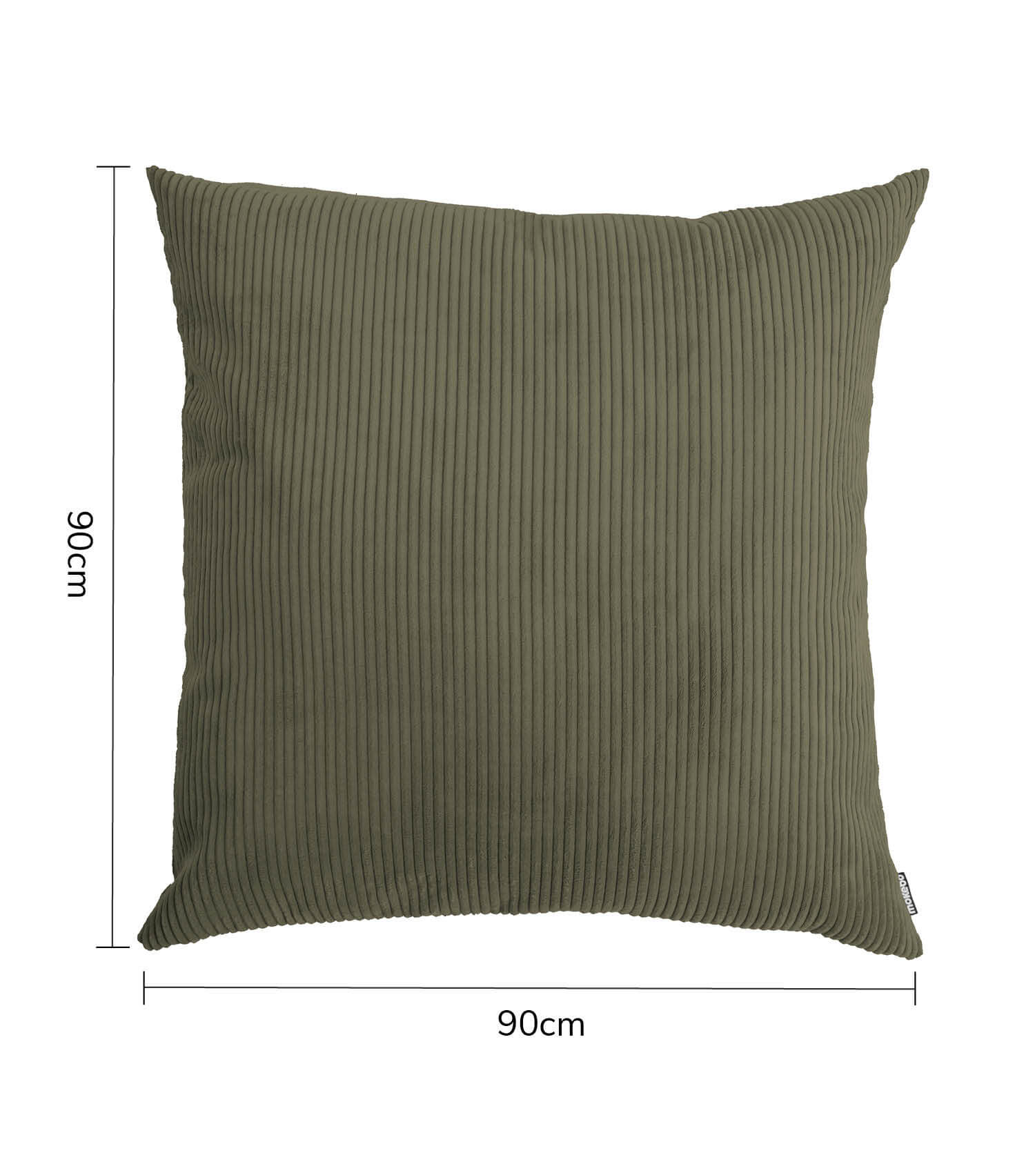 Coussin géant XXL pour canapé et dossier, couleur olive