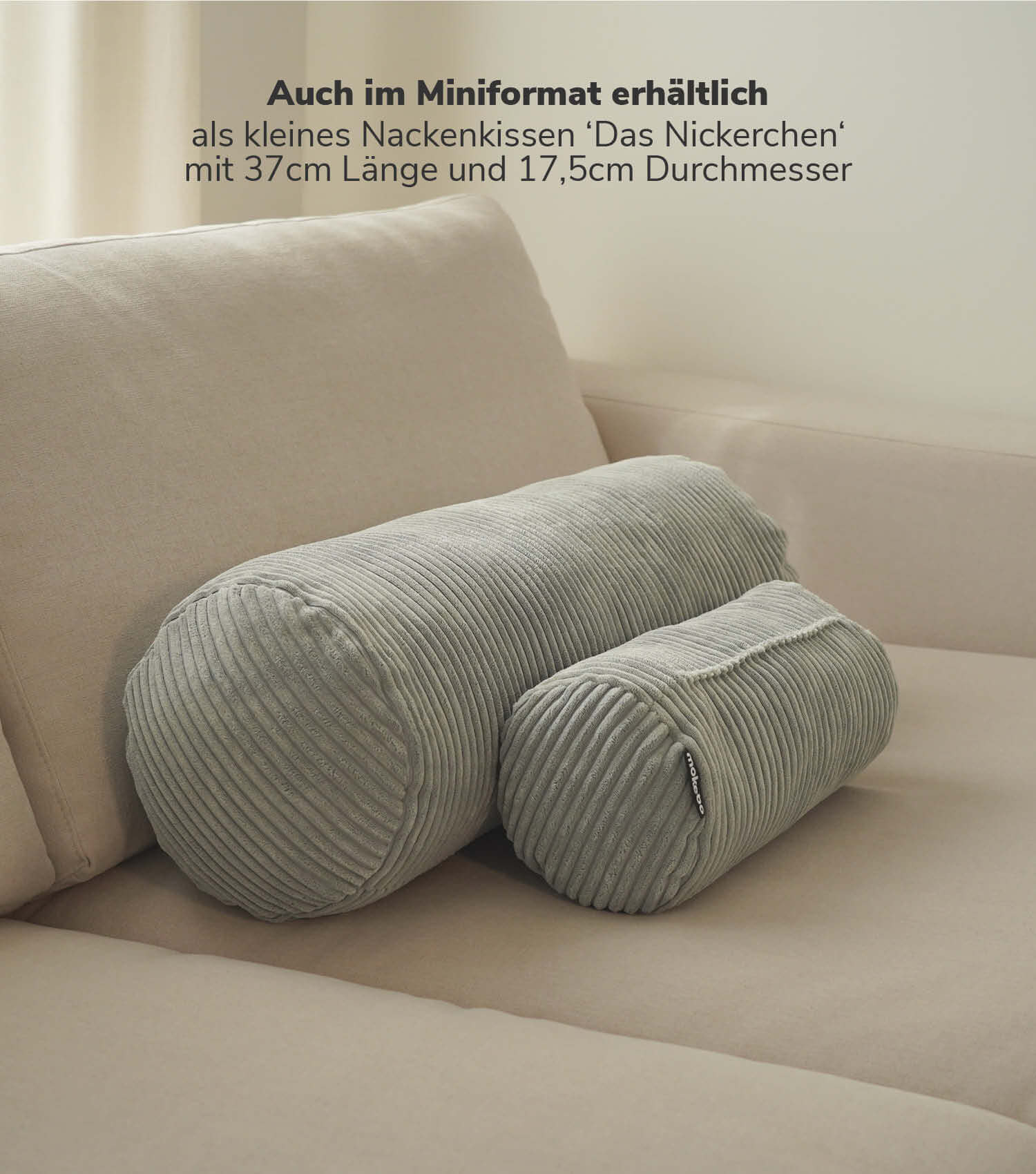 Coussin de nuque, rouleau cervical, rouleau pour oreiller, coussin de lecture, rouleau pour genoux, coussin de dos 
