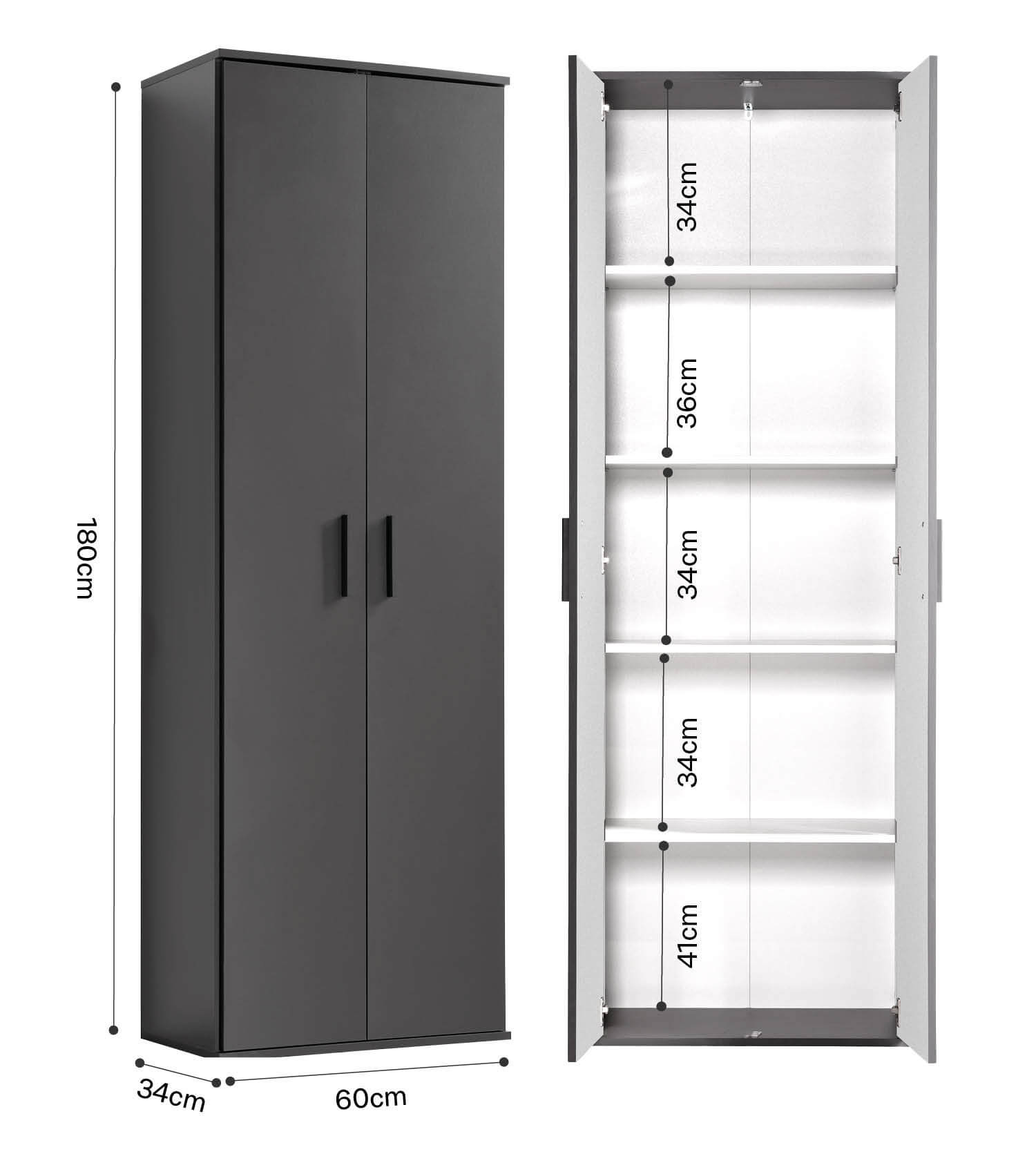 Armoire multifonction meuble de rangement chaussures placard entrée
