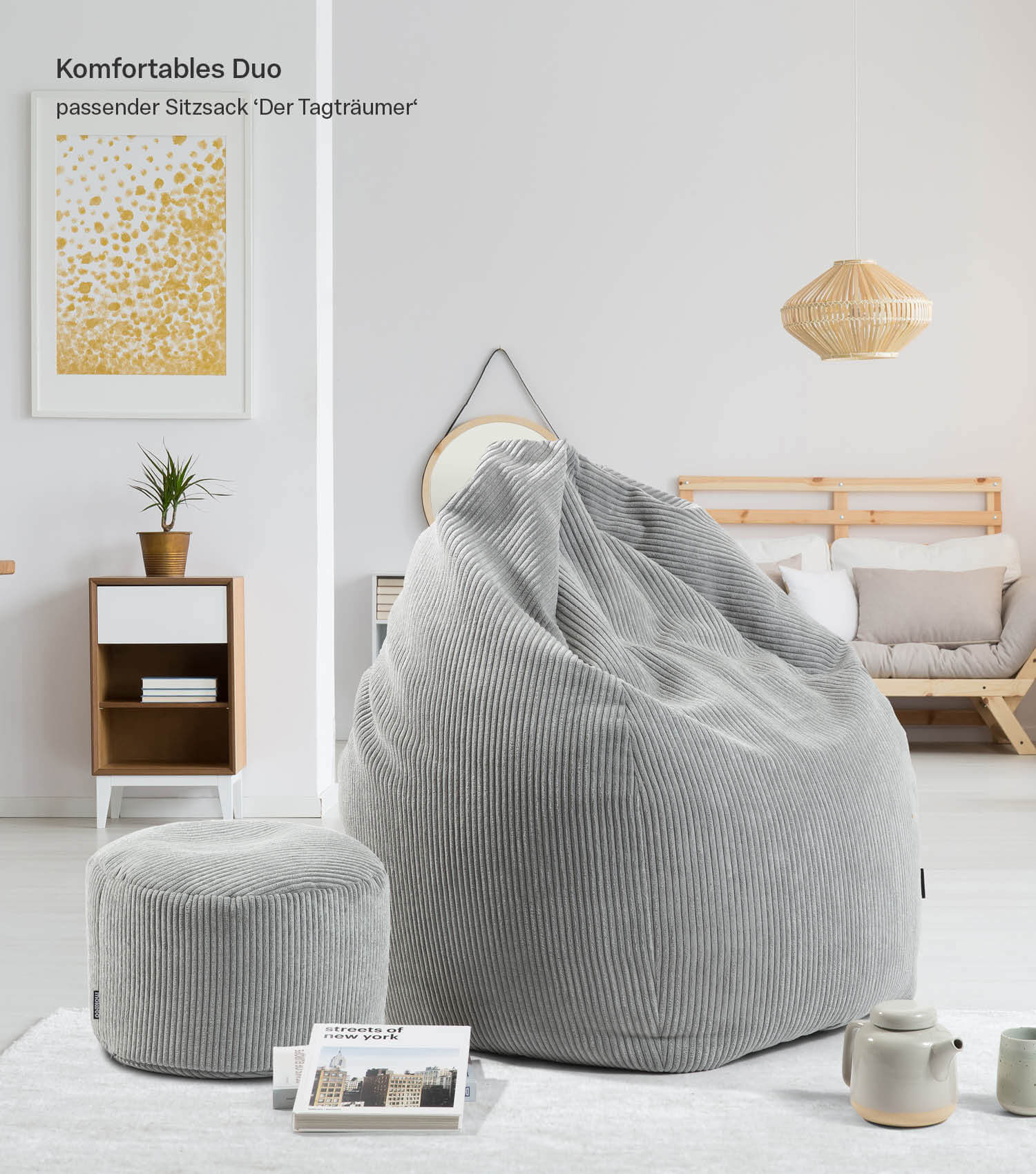 Pouf tabouret repose-pieds table d'appoint pouf de rangement pouf cube 