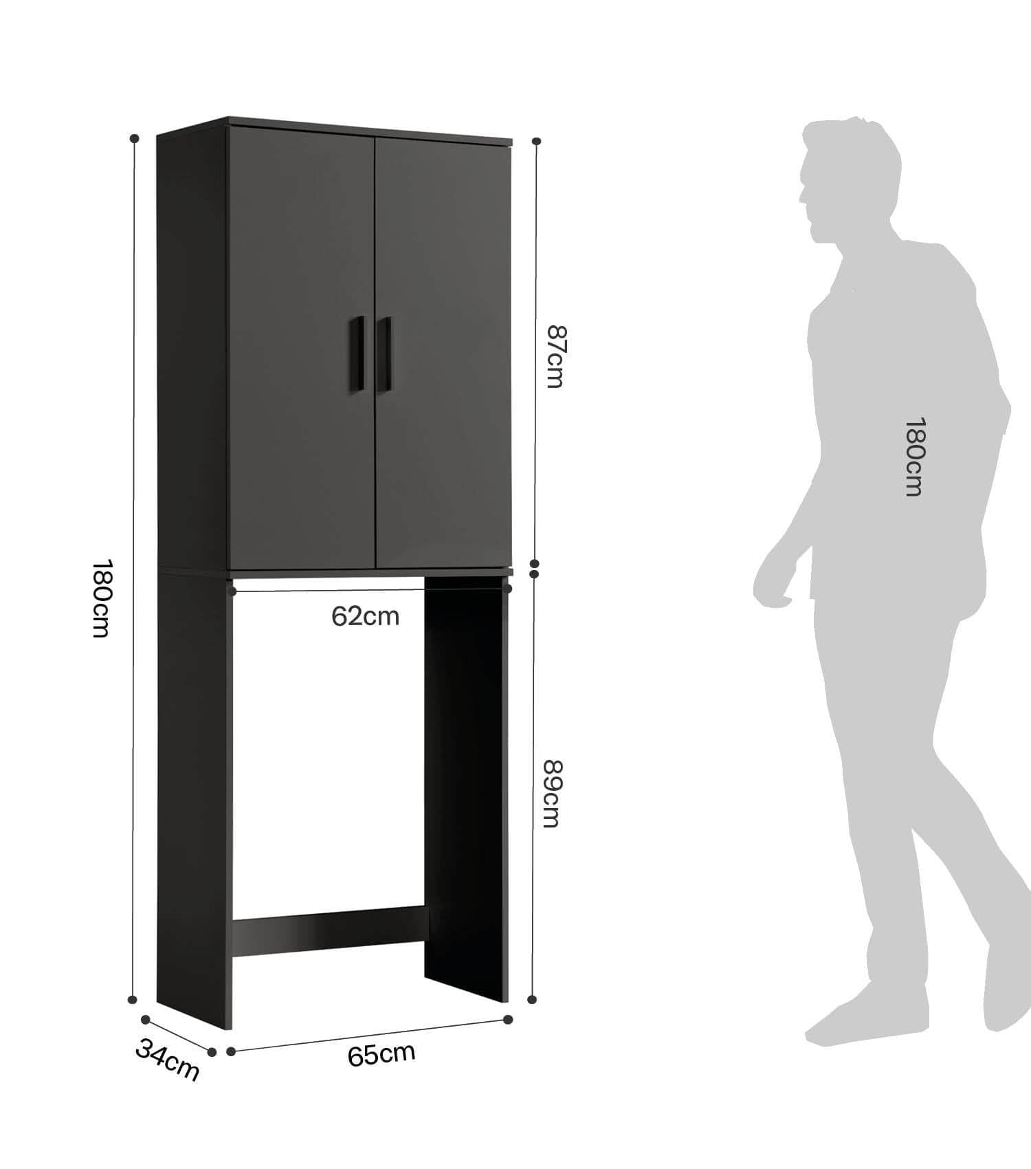 Armoire lave-linge meuble haut toilettes étagère salle de bain meuble haut