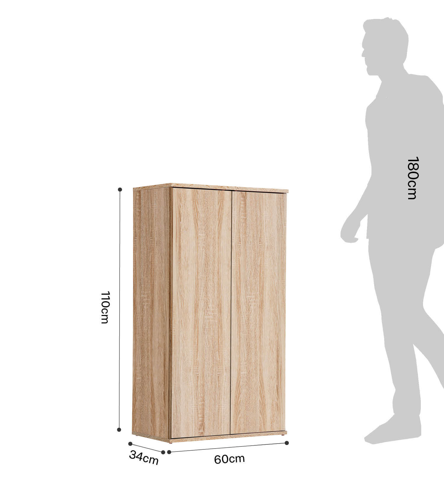 mokebo® 'Der Schlanke' armoire polyvalente classeur Fabrication allemande 