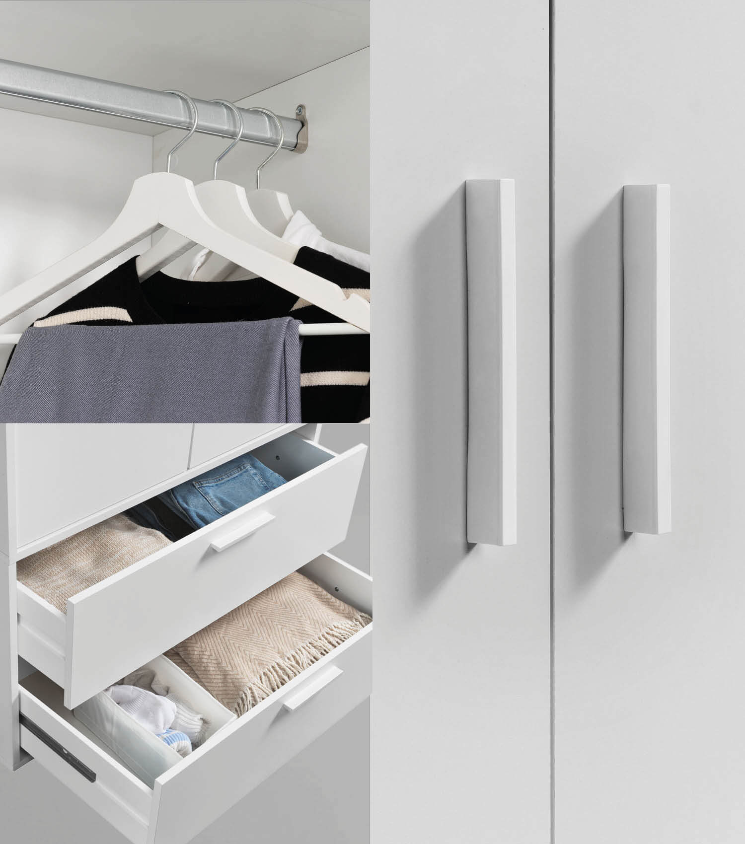 Armoire enfant pour chambre à coucher, rangement vêtements